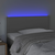 vidaXL LED uzglavlje sivo 80 x 5 x 78/88 cm od umjetne kože