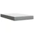 Vidaxl Boxspring postelja z vzmetnico svetlo siva 120x190 cm blago