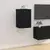 Zidni TV ormarići 2 kom crna 40 x 34,5 x 60 cm