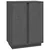 Komoda siva 60 x 35 x 80 cm od masivne borovine