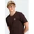 ADIDAS ORIGINALS Majica Trefoil Essentials  temno rjava / bela