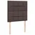 Vidaxl Box spring postelja z vzmetnico temno rjav 90x190 cm blago