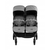 KikkaBoo kolica za blizance happy 2 light grey ( KKB40007 )