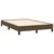 Vidaxl Box spring postelja z vzmetnico temno rjava 120x190 cm blago