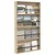 Polica za časopise s policom 2 pcs Sonoma hrast 80 x 12 x 70 cm