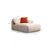 Atelier del Sofa Ugaona garnitura Flamingo, 355x170x105 cm, Krem-narandžasta
