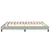 Box Spring krevet bez madracem svijetlo sivi 200x210 cm baršun