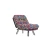 Atelier del Sofa Fotelja Misa 110x70cm Šarena