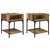 Noćni ormarić 2 pcs Staro drvo 40 x 40 x 50 cm