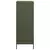 Visoka komoda maslinastozeleni 68x39x101,5 cm od čelika