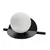 Rabalux Stona lampa Jules, Staklena kugla, 1xG9, 5W, Crno-bela