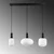 Opviq Luster Asker-15197, 87x30x130cm, IP20, Belo-crni