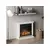 El. kamin PowerFlame 1260-1500W + okvir Hagen beli Tagu