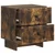 Noćni ormar s ladicama 2 pcs Dimljeni hrast 43 x 34,5 x 47,5 cm