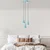 Conceptum Hypnose Luster Konikkem-6357-3, 75-114cm, O40 cm, 3xE27 , Tirkizni
