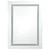 LED kupaonski ormarić s ogledalom boja betona 50 x 14 x 60 cm