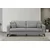 Kristal 3+1 - Light Grey Light Grey Sofa Set