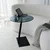 Hanah Home Klub sto Fume 40x75x40cm Crni