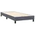 vidaXL Box Spring postelja z vzmetnico Temno siva 80x220 cm Velvet