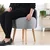 Lessentiel Maison Tabure 46x46x64cm, Sivo