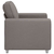 vidaXL Sofa stol Taupe 100 cm blago