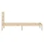 Vidaxl Posteljni okvir 75x190 cm trden les