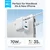 ANKER Punjač Nano 70W GaN/ 3-porta (2x USB-C i 1x USB-A)/ crna