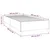 Vidaxl Posteljni okvir moder 100x200 cm blago