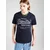 Superdry Majica temno modra/siva