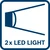 Bosch Aku bušilica odvrtač GSR 18V-65, 2x 4.0Ah, L-kofer 06019N3207