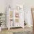 Vidaxl vidaXL Omarica, bela, 90x34x80 cm, material na osnovi lesa
