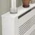 Hanah Home Maska za radijator Termora, 112x82x30 cm, Bela