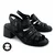 Mona Shoes Ženske sandale, Soft uložak, Kožne, Crne