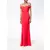 Alexander McQueen-off-shoulder gown-women-Red