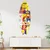 WallXpert dekorativna daska za surf od pleksiglasa Mvsf19L, šarena ilustracija sa simbolima Kolumbije, 50 x 100 cm