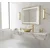 Umivalnik Basaro Sofia Gold/White