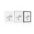 Plakat minimalistično drevo brez listov - 30x45 silver