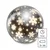 LED božićna dekoracija LED/0,3W/3xAA kugla prečnik 12 cm