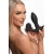 ThunderPlugs Rim Slide 10X Sliding Ring Silicone Butt Plug with Remote Black