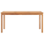 Vrtni blagovaonski stol 160 x 80 x 77 cm od masivne tikovine