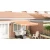 vidaXL vidaXL Samodejna zložljiva tenda Rumena in Oranžna 300x250 cm, (22145924)