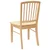 vidaXL Jedilni stoli 2 pcs Naravna 50 x 52,5 x 91 cm