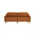 Atelier del Sofa Trosed Robin 3, 205x84x87cm, Braon