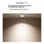 Nvc LED ugradna lampa, 7W, Crna