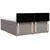 Vidaxl Box spring postelja z vzmetnico taupe 180x200 cm blago