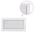 Prozor za podrum RISOR 110 x 70 cm PVC i staklo Bijela