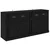 Komode 2 pcs Crni hrast 70 x 35,5 x 67,5 cm Konstruirano drvo