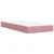 Vidaxl Box spring postelja z vzmetnico roza 80x200 cm žamet