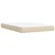 Vidaxl Box spring postelja z vzmetnico krem 160x200 cm blago