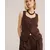 WE Fashion Telovnik  temno rjava